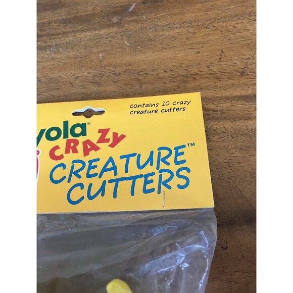 Vintage 1993 Crayola Crazy Creature Cutters Animals Set of 10 New/Sealed - Picture 3 of 9